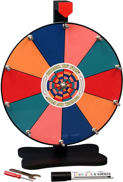 Prize Wheel 12-inch Table Top - Tropical Color