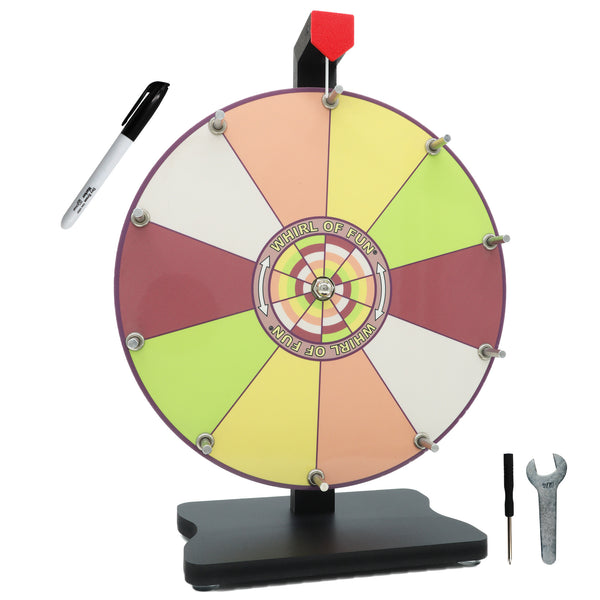 Prize Wheel 12-inch Table Top - Sorbet Color