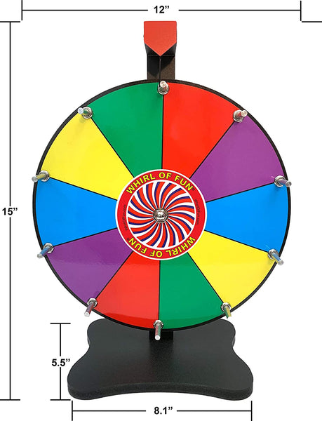 Prize Wheel 12-inch Table Top - Original Color