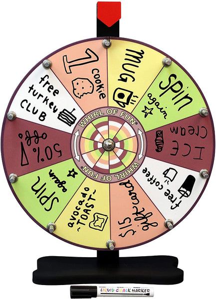 Prize Wheel 12-inch Table Top - Sorbet Color
